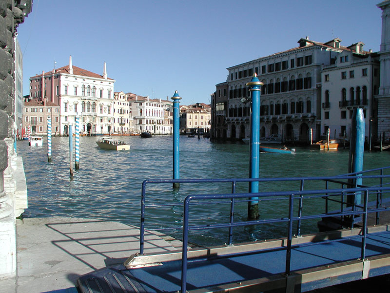 Venedig Haltestelle Vaporetto