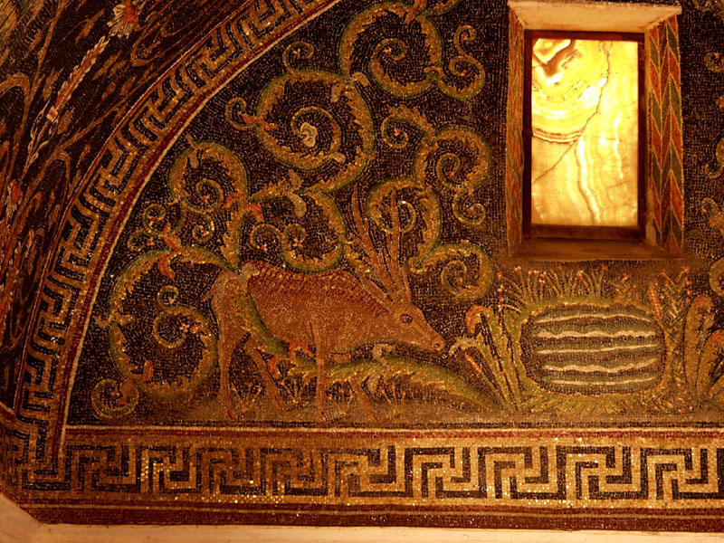 Ravenna Mausoleo di Galla Placidia Mosaik
