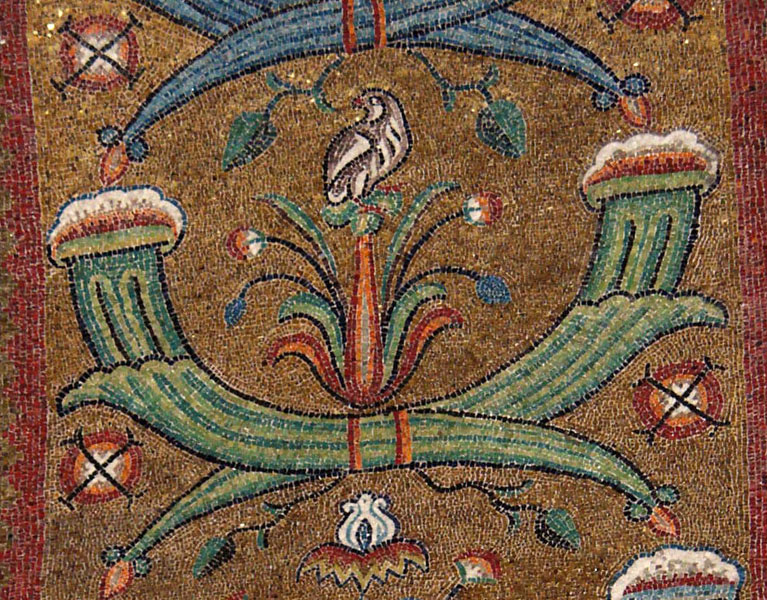 Ravenna Basilica di San Vitale Mosaik Detail