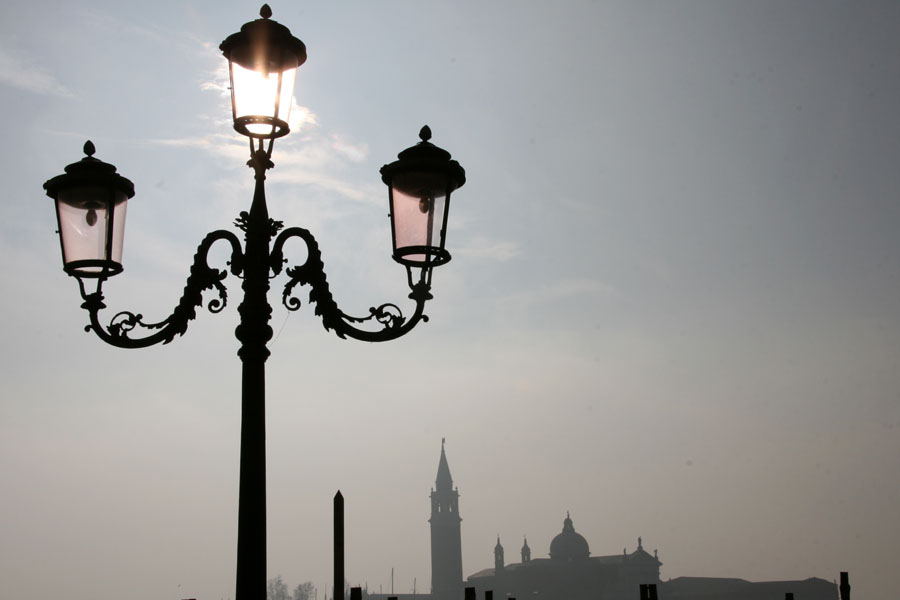 Venedig Strassenlampe